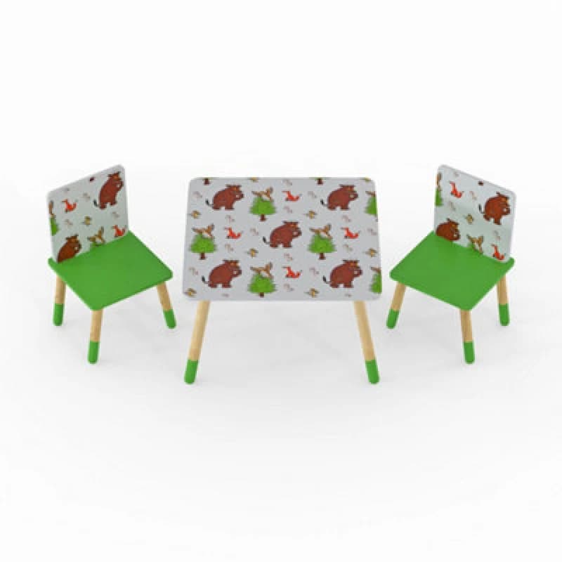 Kidsaw Gruffalo Pattern Table & Chairs, Multi GRTC2