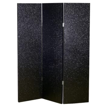 Arthouse Sequin Room Divider - Black
