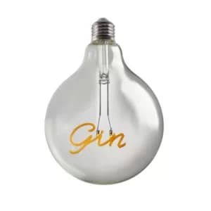 Vintage 2W LED Gin Globe Bulb with ES/E27 Cap