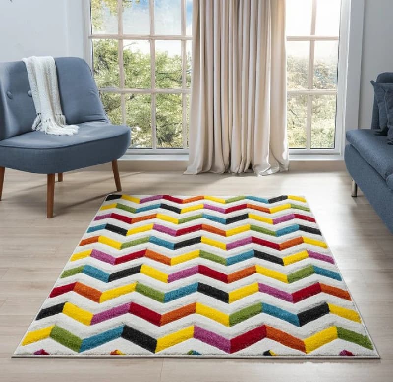 Ultimate Rug SPECTRA CARVED CORAL MULTI Multi 66/230cm