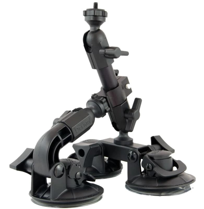 Delkin Devices Delkin Fat Gecko Triple Mount - Support system - suctio