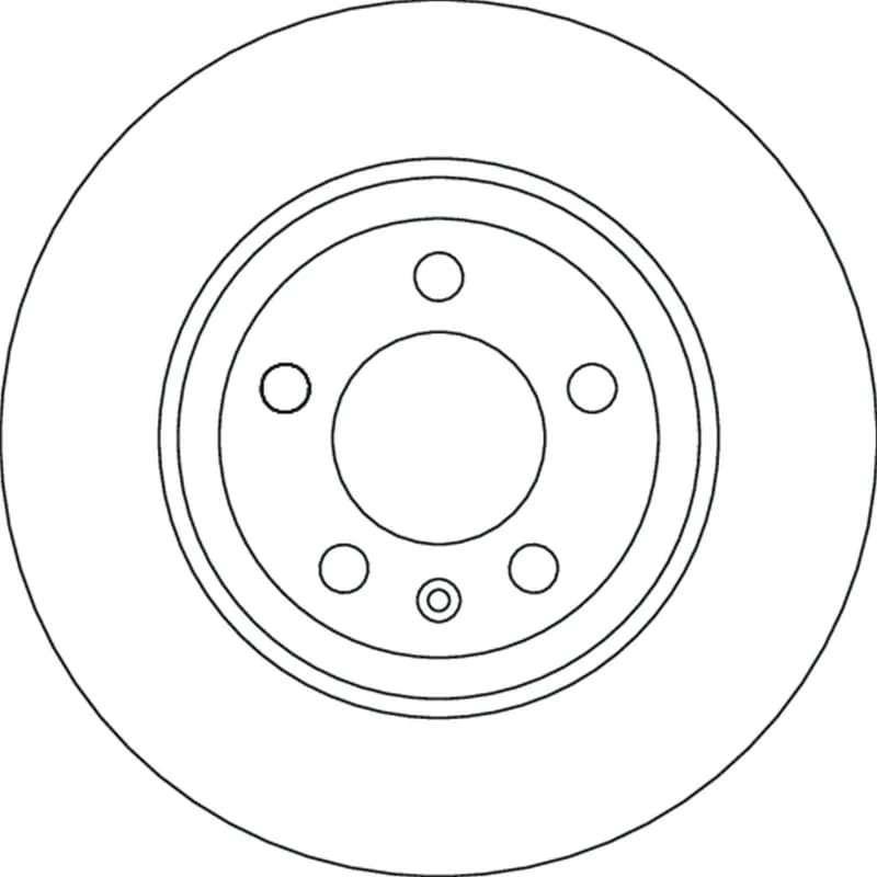Brake disc TRW DF4624