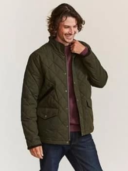 Fatface Hayle Quilted Jacket - Khaki