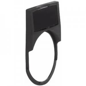 Label holder round Black BACO BALW