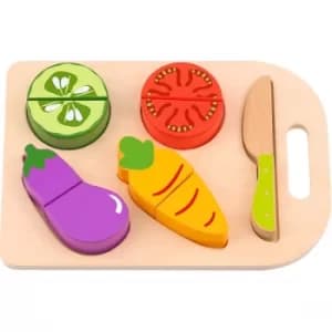 Wooden Play Cutting Vegetables (6 Piece)
