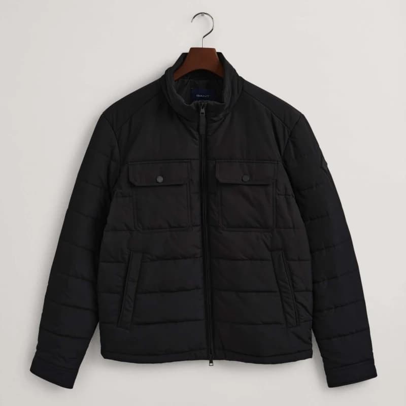 Gant Channel Quilted Windcheater Jacket - Black S