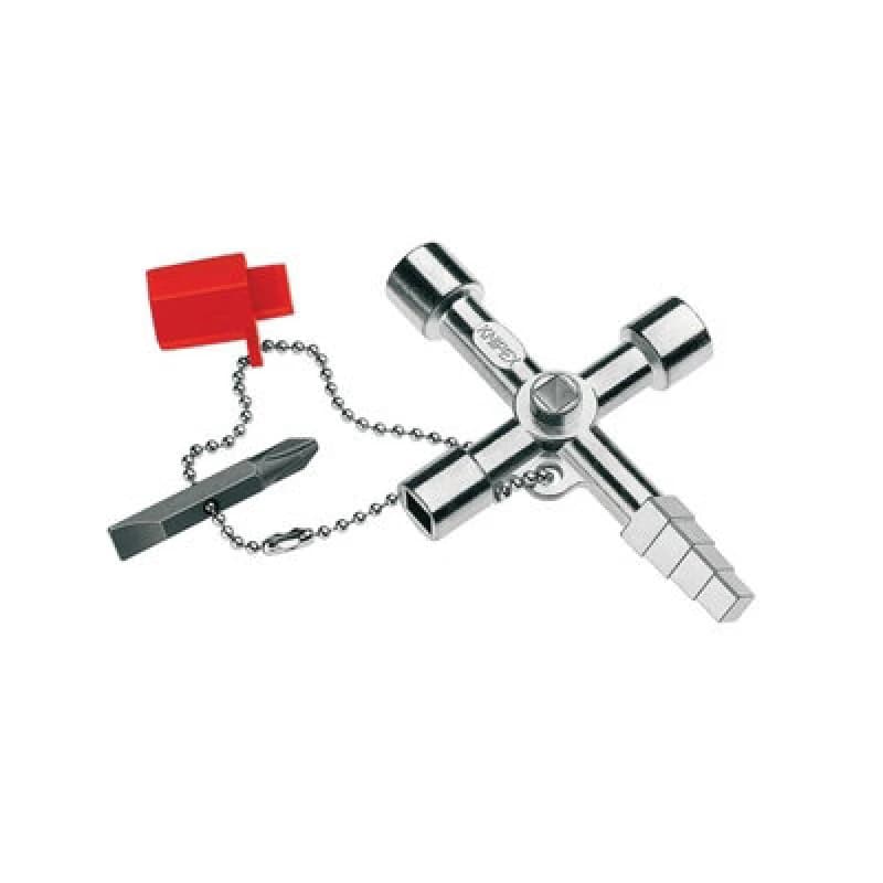 Knipex Profi-Key 11 Way Cabinet Control Key Multi Colour (One Size)