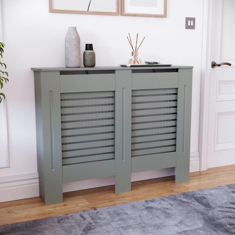 Lassic Vida Designs Milton Radiator Cover, Medium Grey unisex Medium