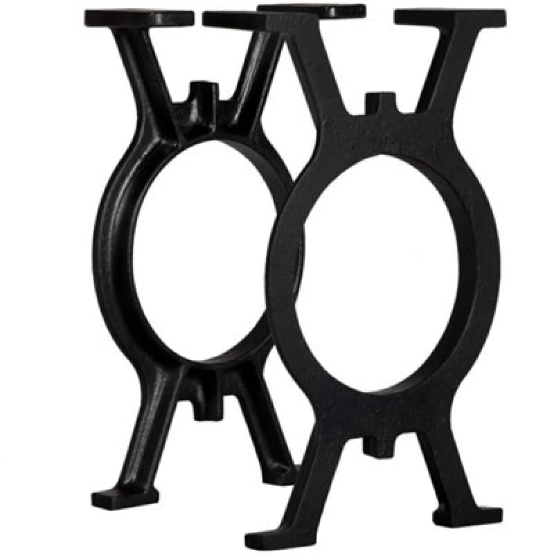 Vidaxl Bench Legs 2 Pcs O-Frame Cast Iron Bench Legs