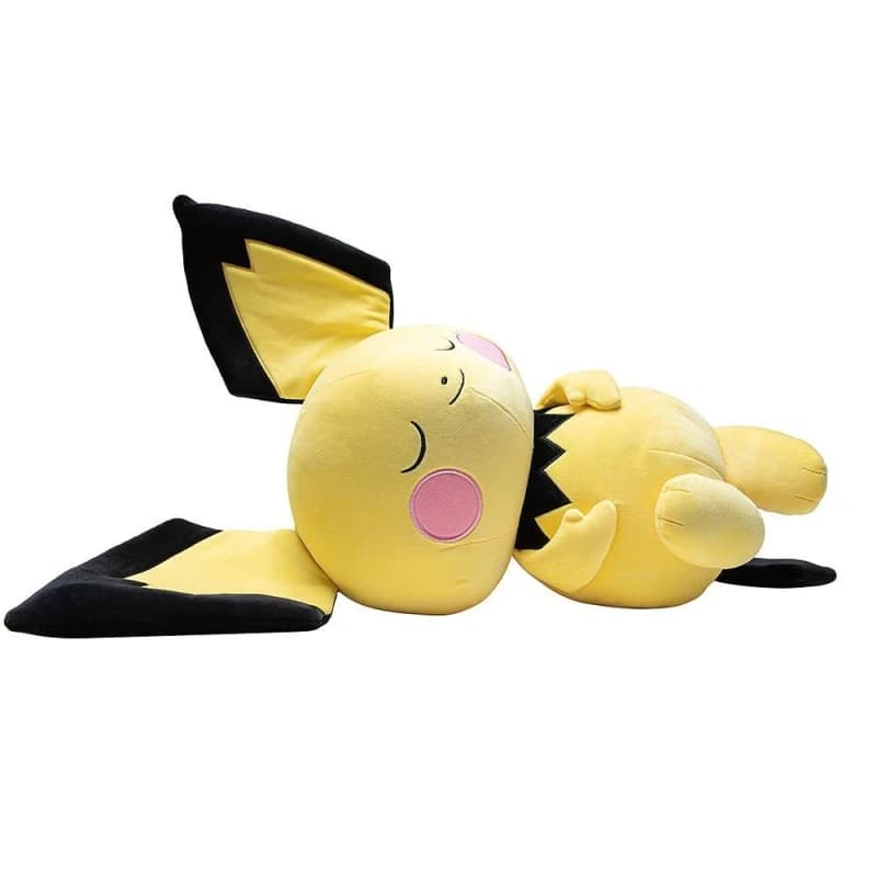 Pokemon Pokmon Pichu Sleeping 18" Plush - Black One Size