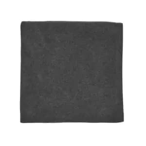 Zoffany Lambswool Knitted Throw, Bone Black