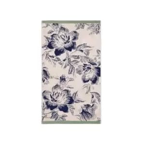 Ted Baker Glitch Floral Bath Sheet, Navy