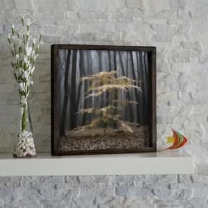 KZM260 Multicolor Decorative Framed MDF Painting