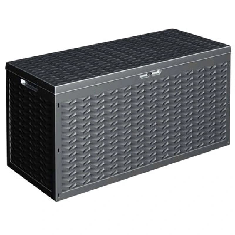 320L Large Outdoor Cargo Garden Storage Box Plastic Container Lid