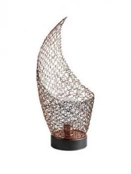 Rustic Wire Tulip Lantern