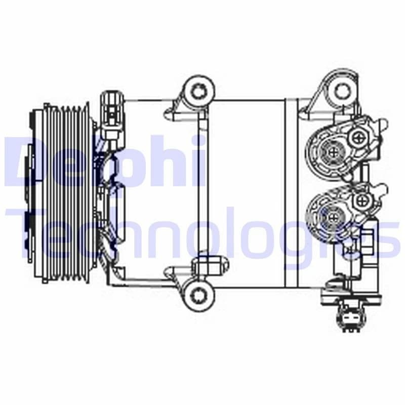 DELPHI Air conditioning compressor DELPHI CS20553