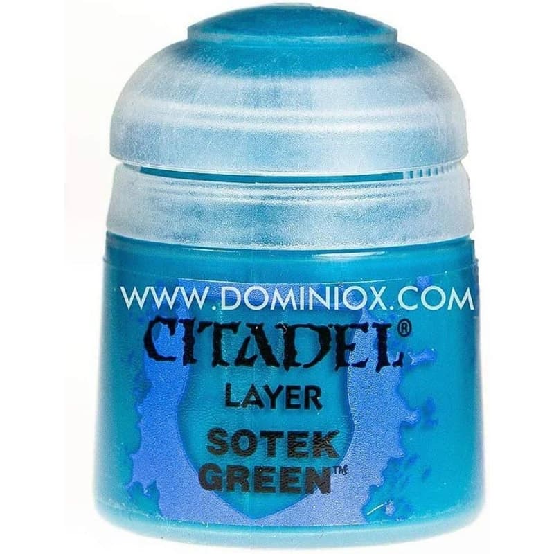 Citadel Games Workshop Colour Layer: Sotek Green (12ml) Paint Multi