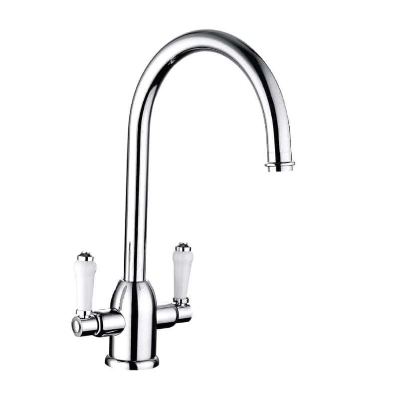 Balterley Traditional Dual Handle Kitchen Mixer Tap, Chrome