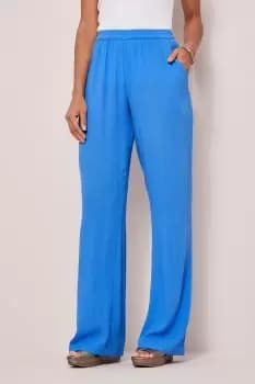 Pull-On Crinkle Trousers 27" (68.5cm) inside leg