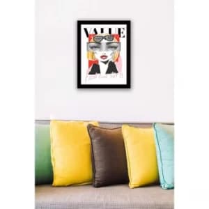 SC0051 Multicolor Decorative Framed MDF Painting