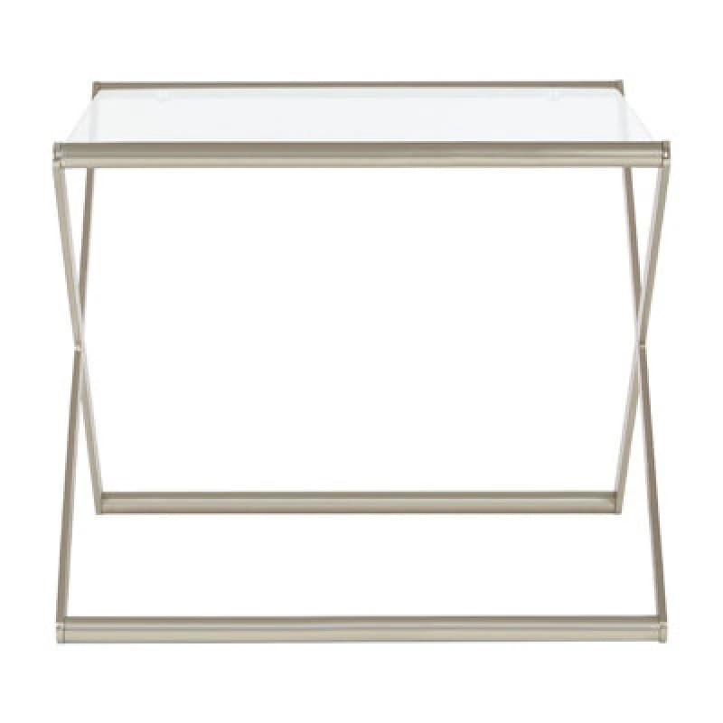 Premier Housewares Roma Side Table Clear