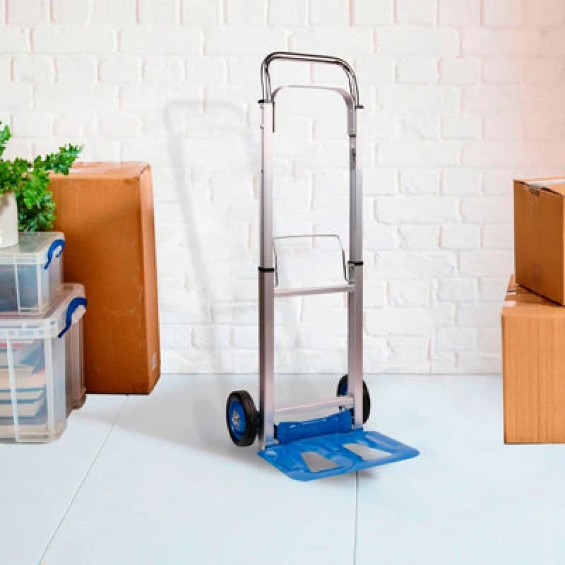 Neo Folding Sack Trolley With Extendable Handle 100KG Blue