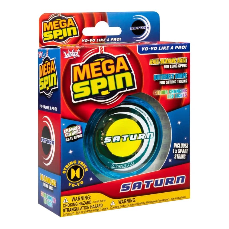 Wicked Mega Spin Saturn Yo-Yo - Blue Blue One Size