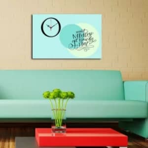 5070CS-81 Multicolor Decorative Canvas Wall Clock