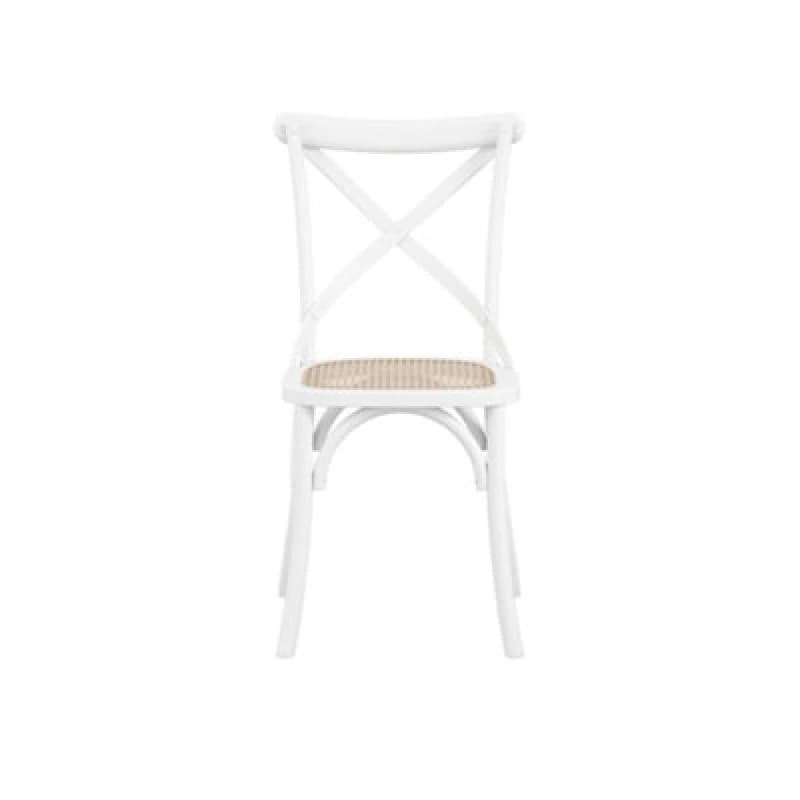 Fitzroy Cane Set of 2 Dining Chairs White