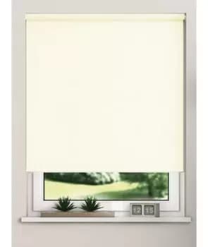 Thermal Blackout Roller Blinds 175cm Drop x Width 110cm Cream