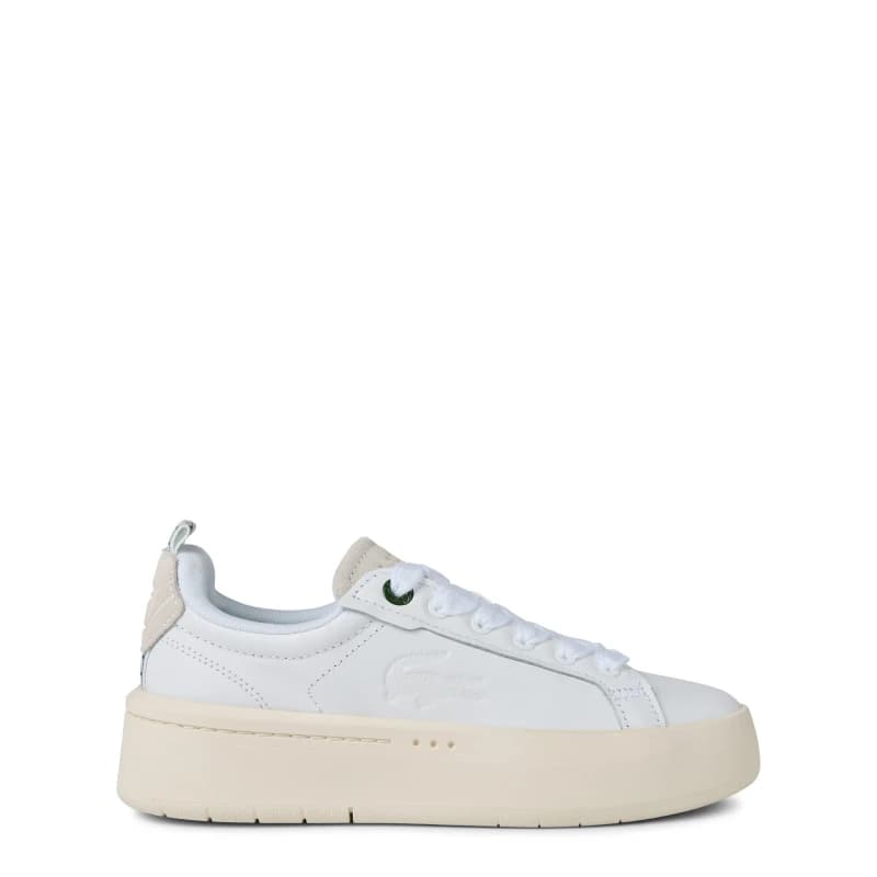 Lacoste Carnaby Platform Trainers - White White 3