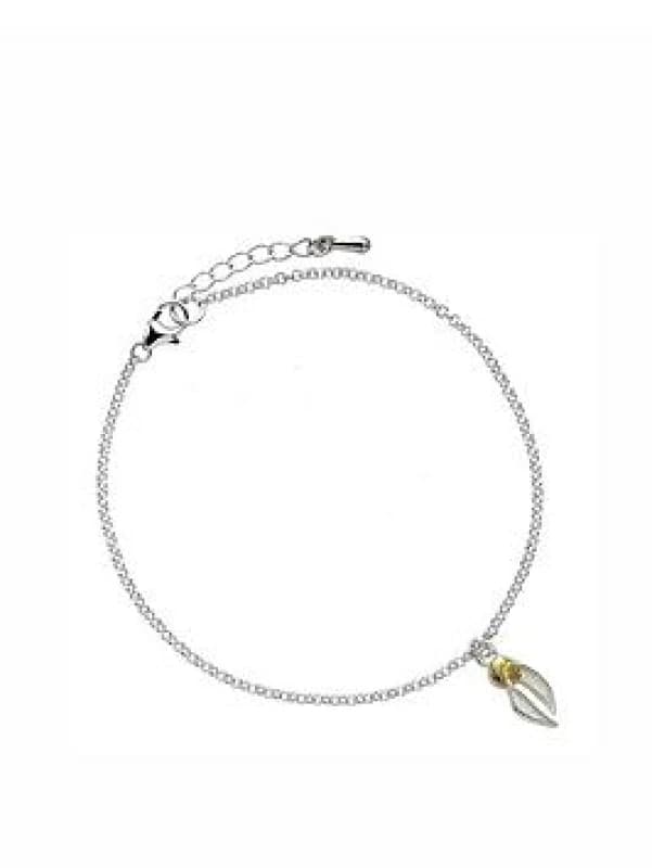 Sterling Silver Golden Snitch Bracelet