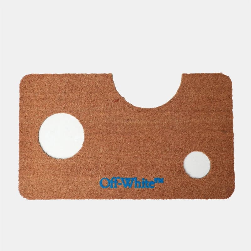 Off White Meteor Door Mat Brown Light unisex One Size