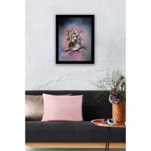 SC0227 Multicolor Decorative Framed MDF Painting