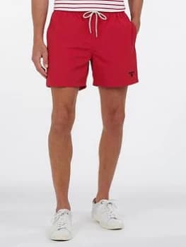 Barbour Essential Swim Short - Raspberry , Raspberry, Size L, Men