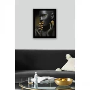 SC0110 Multicolor Decorative Framed MDF Painting