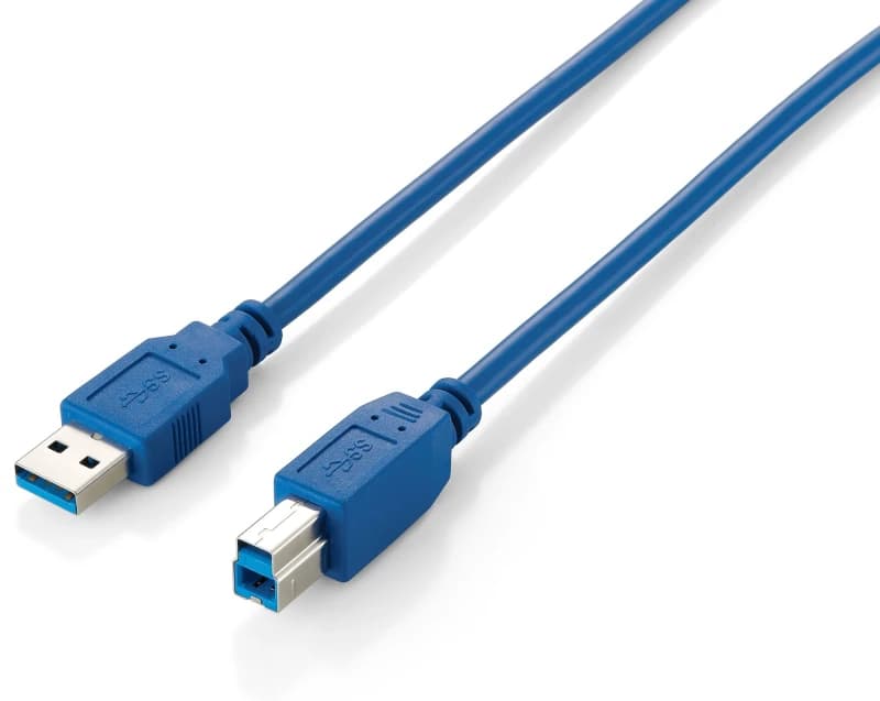 Equip USB 3.0 Type A to Type B Cable. 1.8m . Blue
