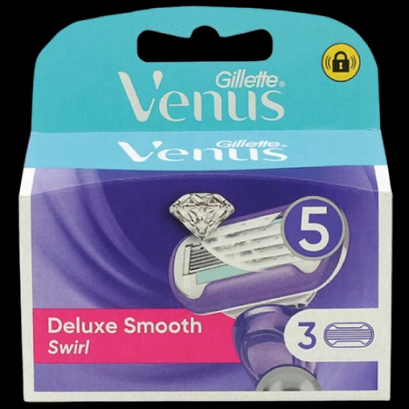 Gillette Venus Venus Deluxe Smooth Swirl Razor Blades 3 pcs 3_483