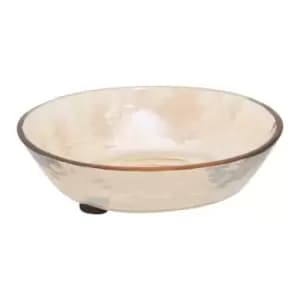 Dimpled Glass Soap Dish