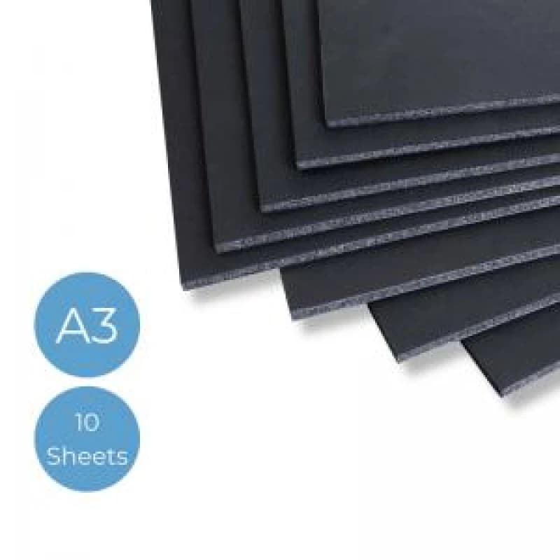 ValueX Foamboard 5mm A3 Black (Pack 10) FBBKA310
