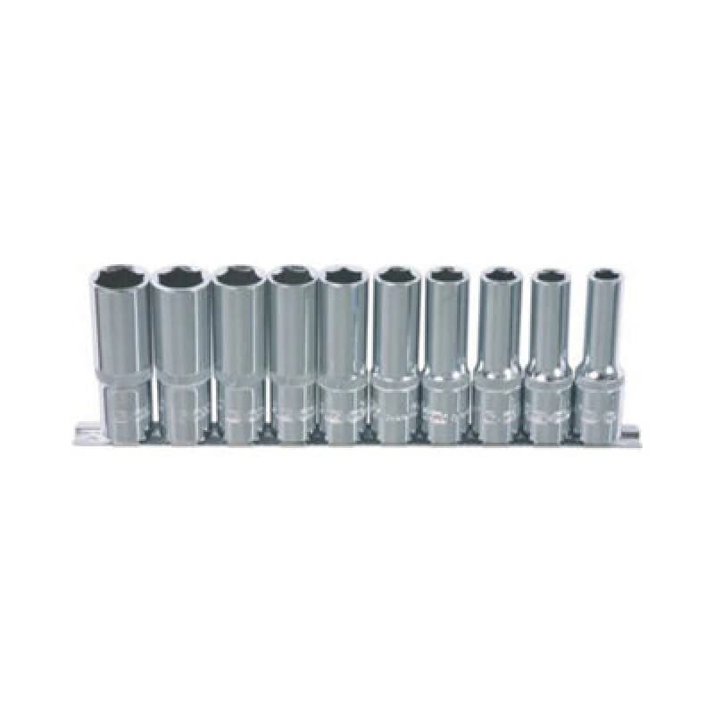 Mehr 1/4" Chrome Plus Socket Set Deep Qty 1 Set Ks Tools