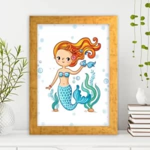 AC4393706831 Multicolor Decorative Framed MDF Painting