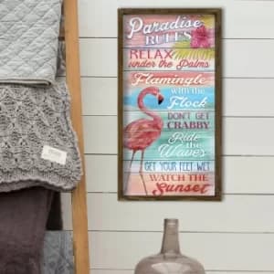 KZM301 Multicolor Decorative Framed MDF Painting
