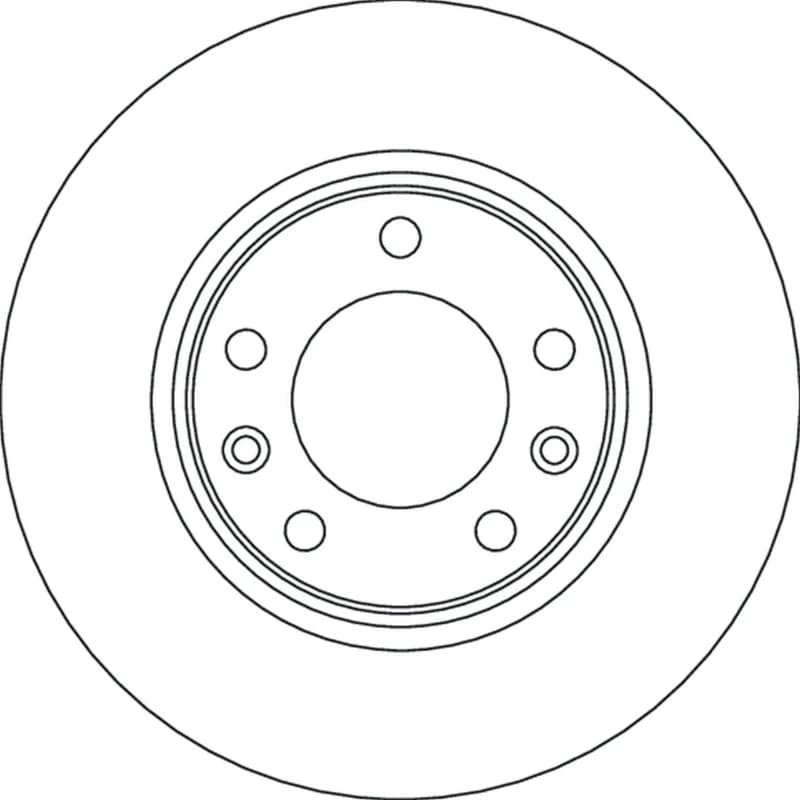 Brake disc TRW DF6780