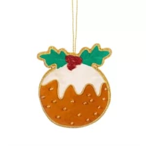 Christmas Pudding Zari Decoration