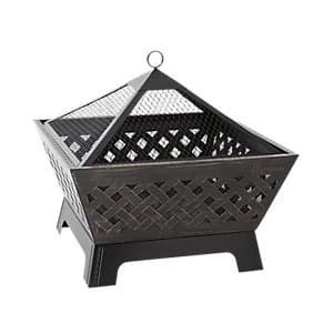 Landmann Barrone Square Outdoor Firepit Black