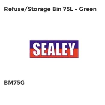 Refuse/Storage Bin 75L - Green