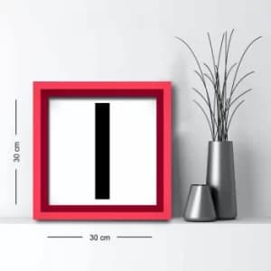 3030AHS-082k Multicolor Decorative Framed MDF Painting