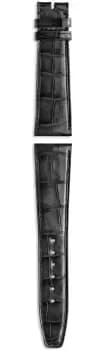 IWC Strap Aligator Black For Folding Clasp XS