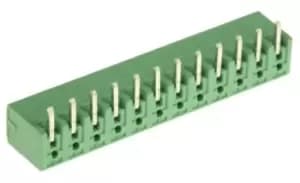 Phoenix Contact, MC 1.5/12-G-3.81, 12 Way, 1 Row, Right Angle PCB Header